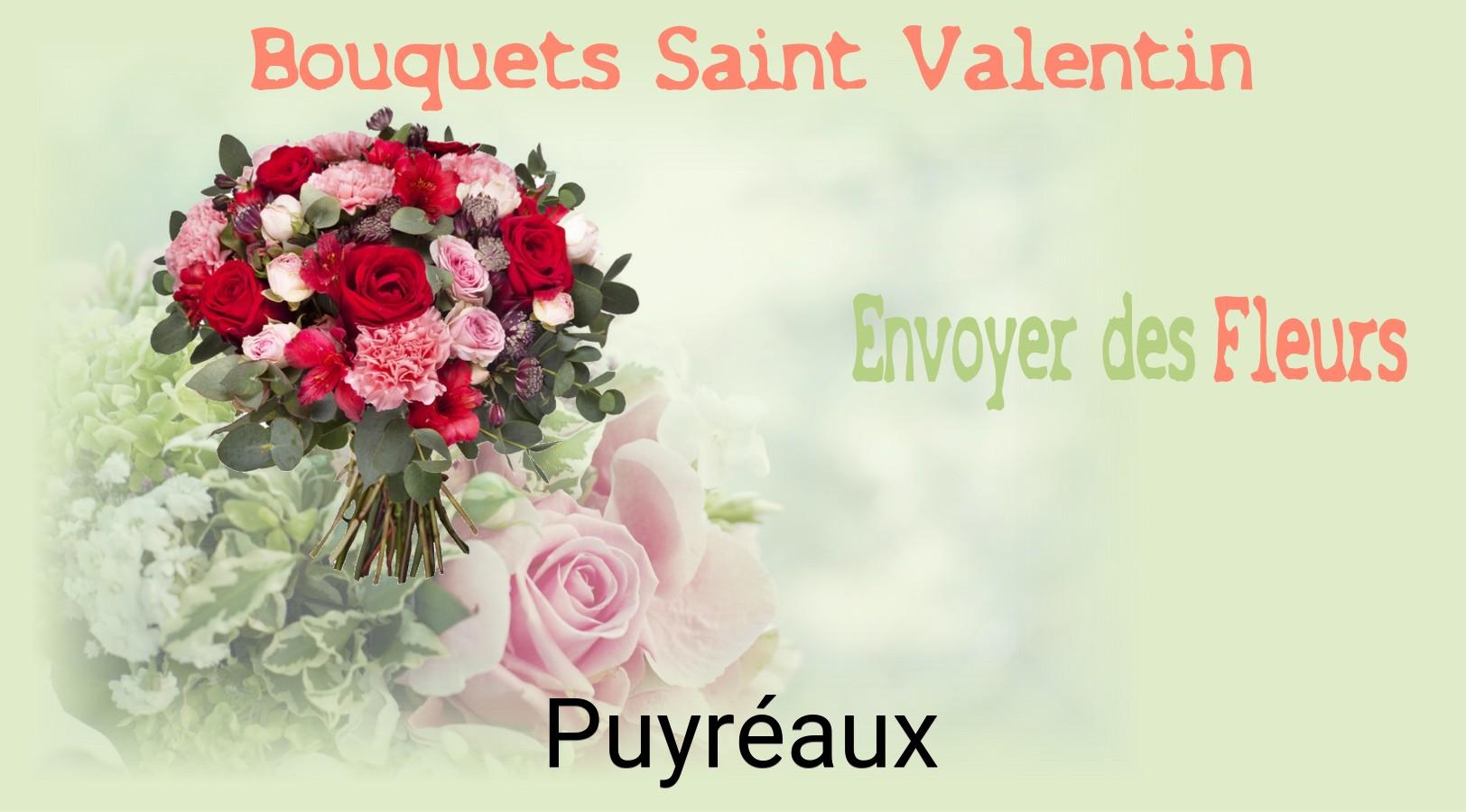 Roses de Saint-Valentin livrées à Puyréaux